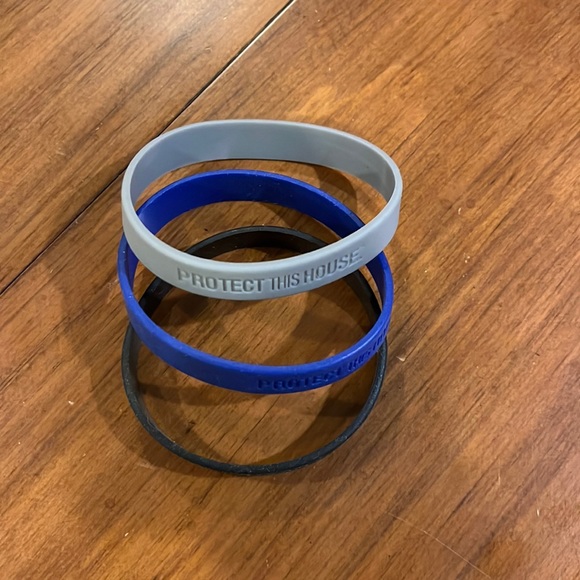 Under Armour Baller ID bands wristbands Protect this House adult size vintage - Picture 4 of 6